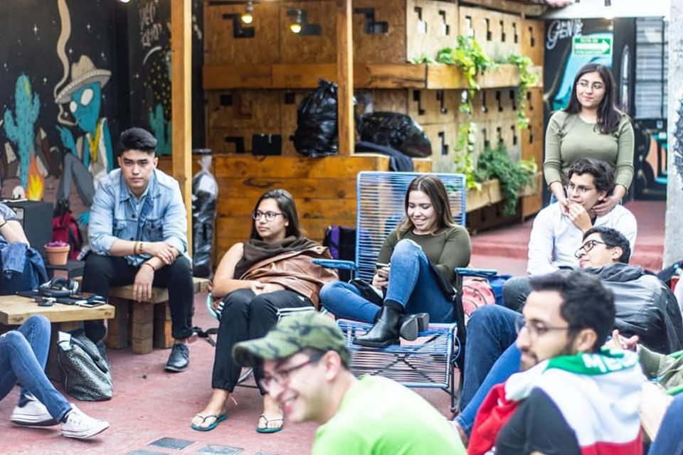 Gente De Mas Hostel Puebla Ngoại thất bức ảnh
